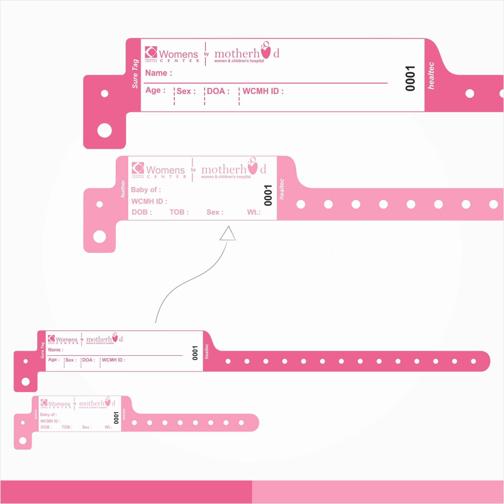 Mother & Baby Matching ID Tag Sets - Newborn Safety - Image 6