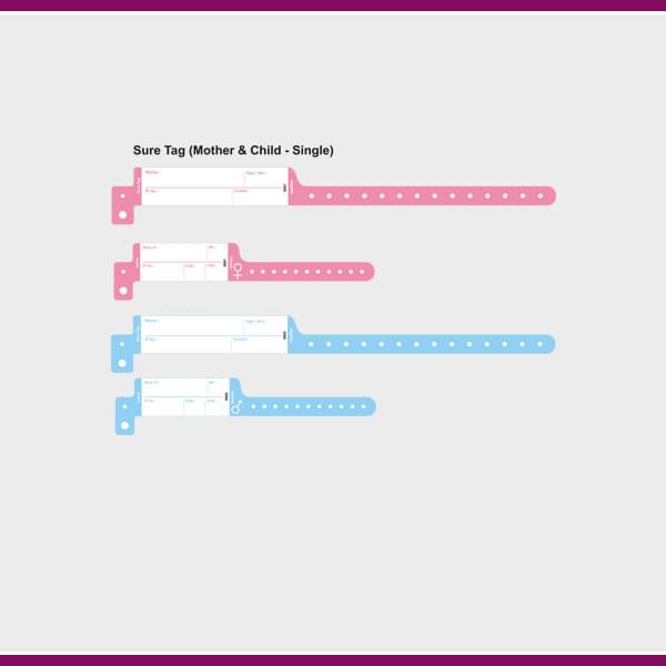 Mother & Baby Matching ID Tag Sets - Newborn Safety - Image 5
